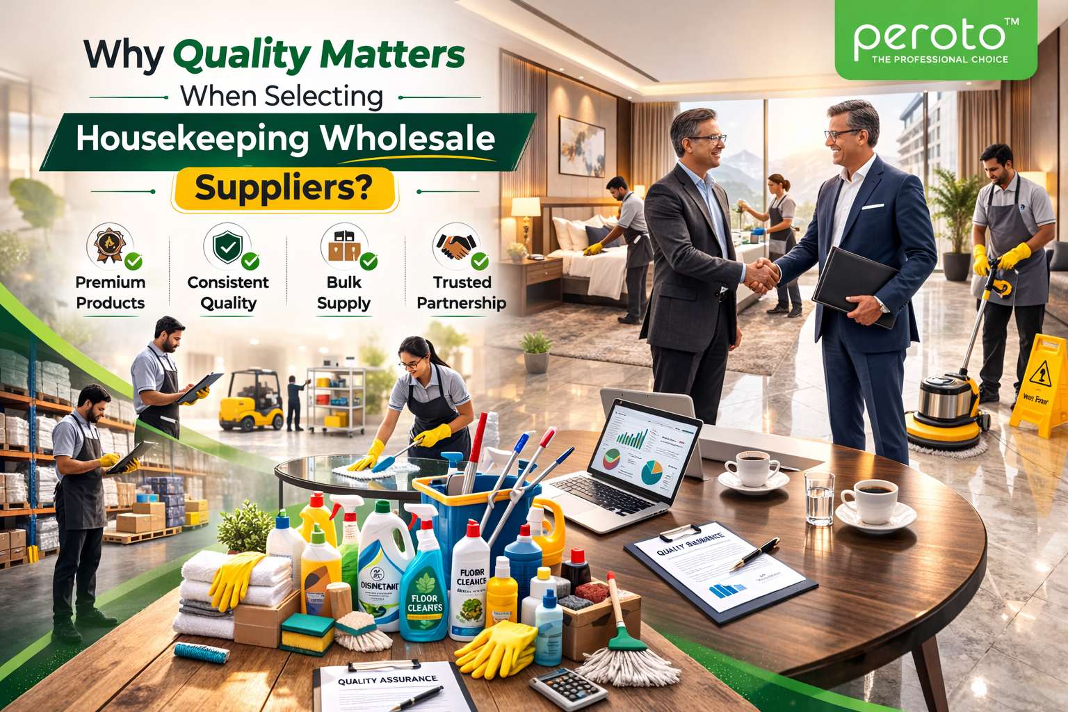 Why Quality Matters When Selecting Housekeeping Wholesale Suppliers?