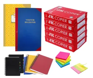 Best Supplier of Stationery Register, Notepads, Printing Papers in Noida
