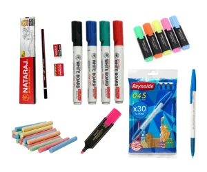 Best Supplier of Stationery Pen, Pencils, Markers in Noida