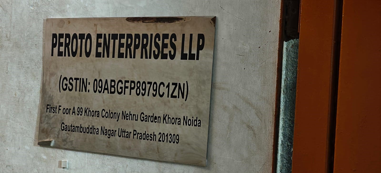 Company Sign Board