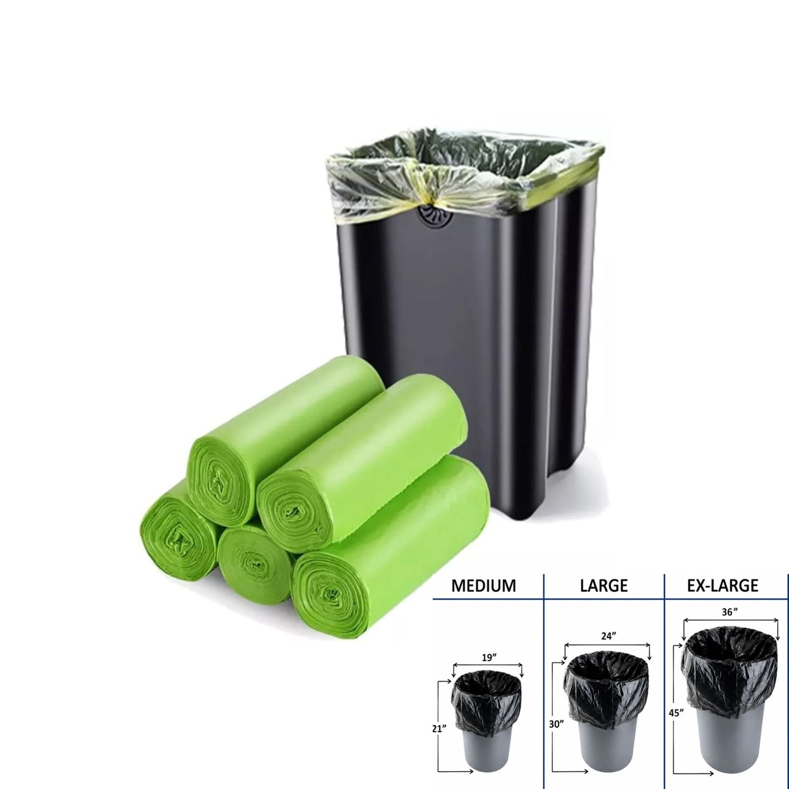 Roll-Garbage Bag (24*30 Color)