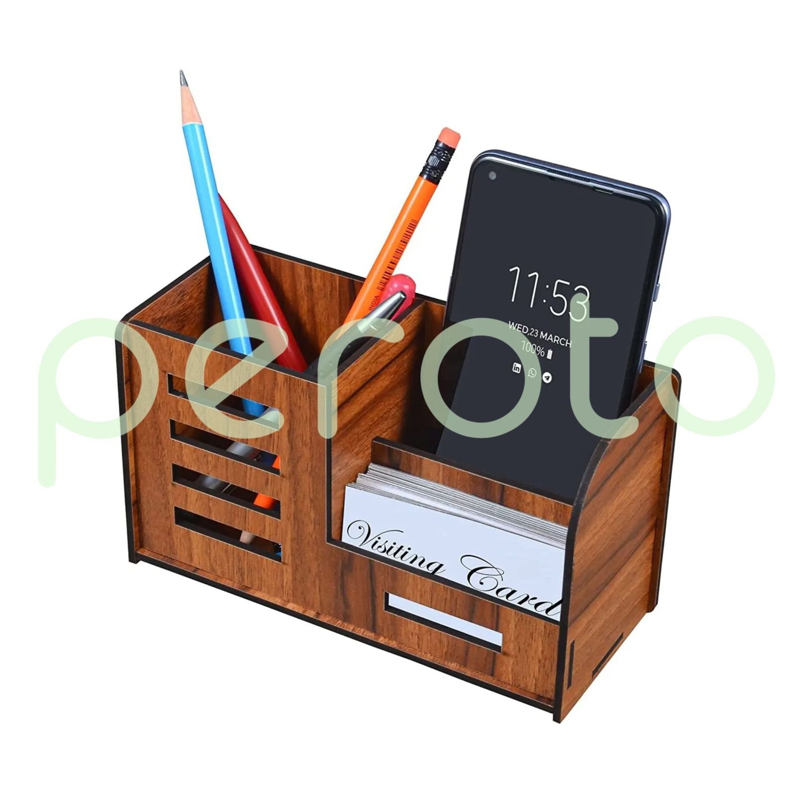 Wooden Desk Organizer